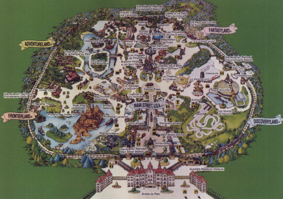 Map Of Disneyland Paris Hotels. Disneyland Paris (Magic